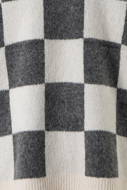 Check Sweater