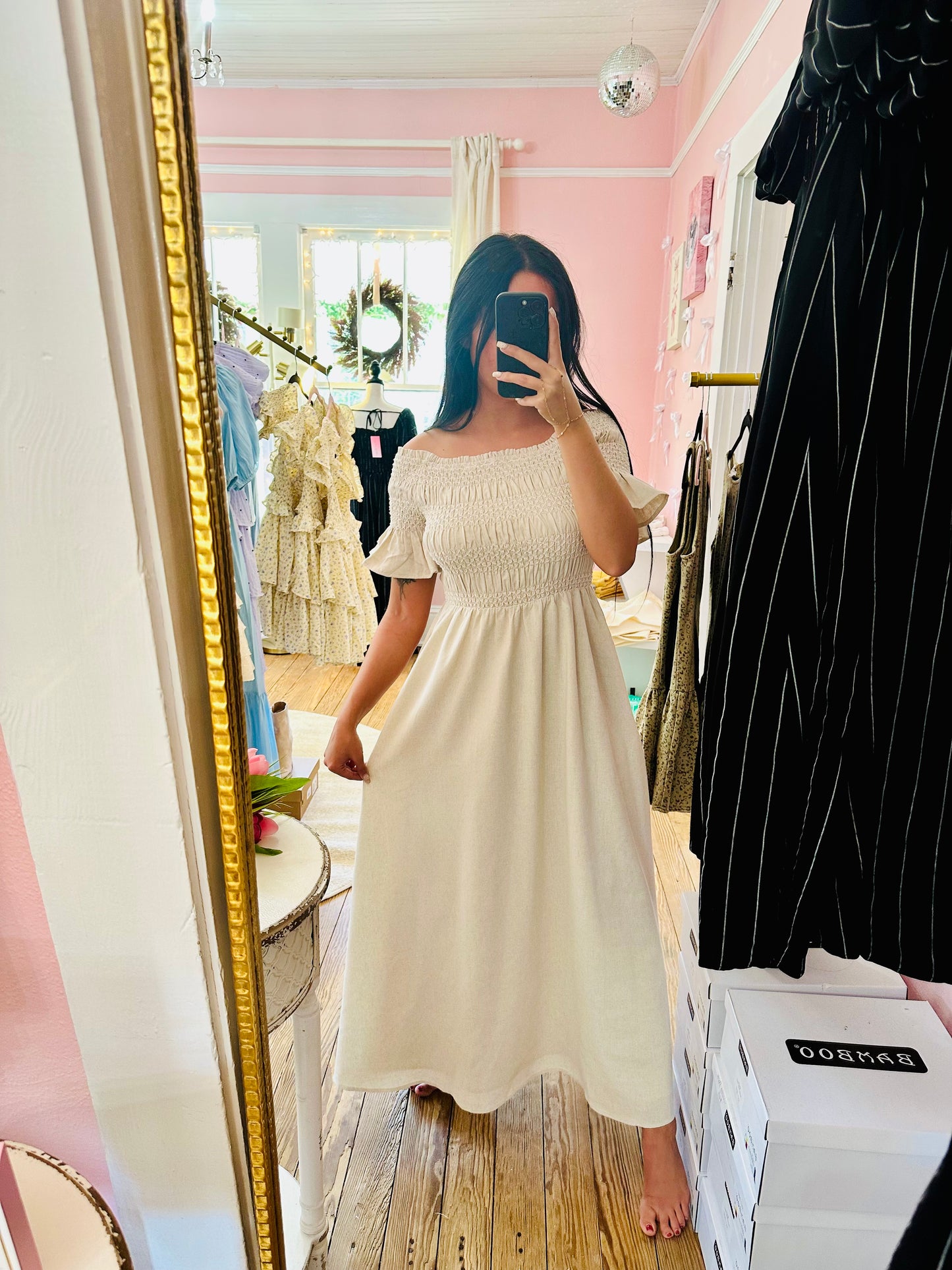 Linen Maxi Dress