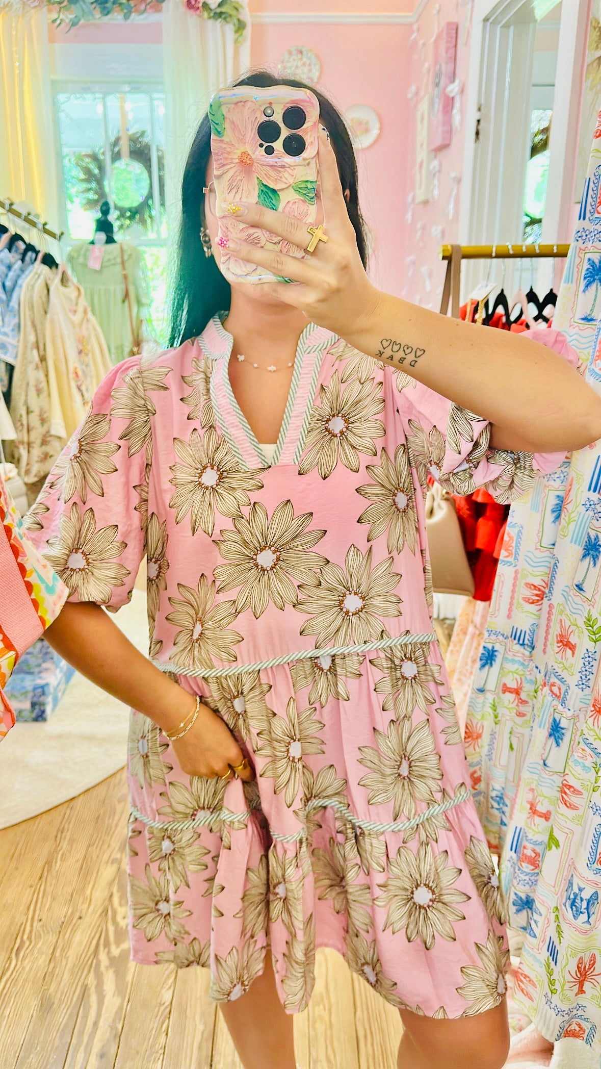 Peony Garden Party Mini Dress