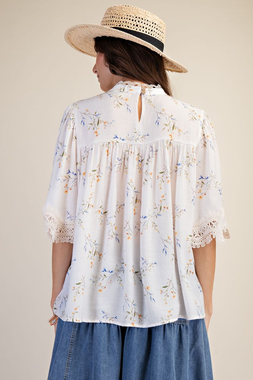 Whispering Petals Top