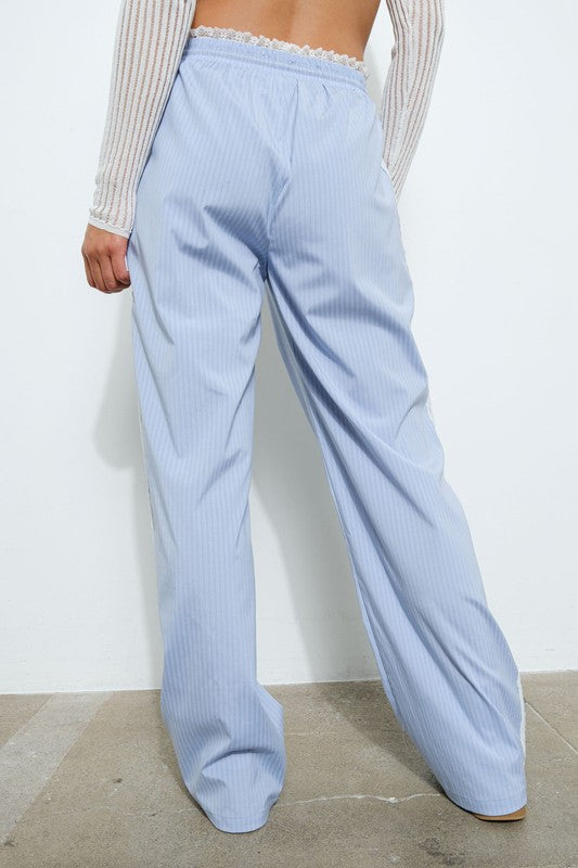 Striped Athletic Pants
