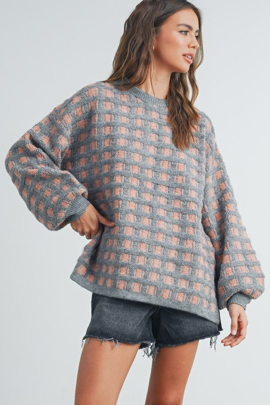 Checking You Out Oversized Sweater