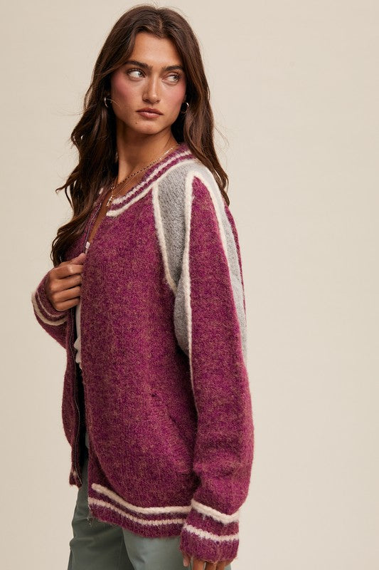 Tennis Court Cardigan