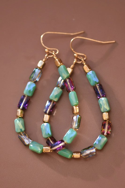 Glass Crystal Earrings