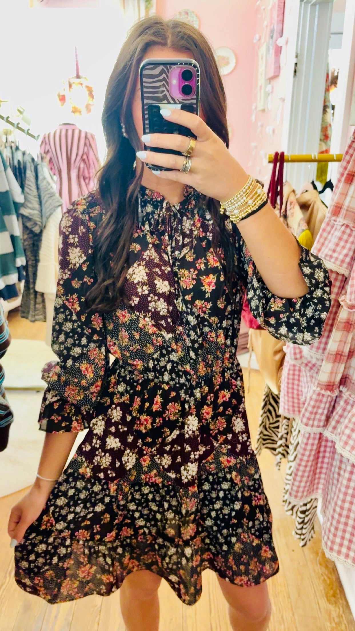 Blooming Nights Mini Dress