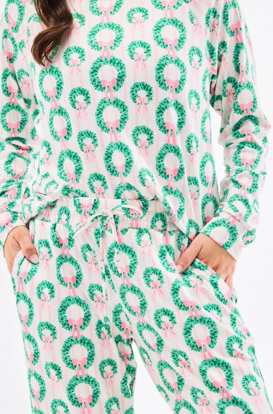 Mary Square Christmas Wreath PJ’s