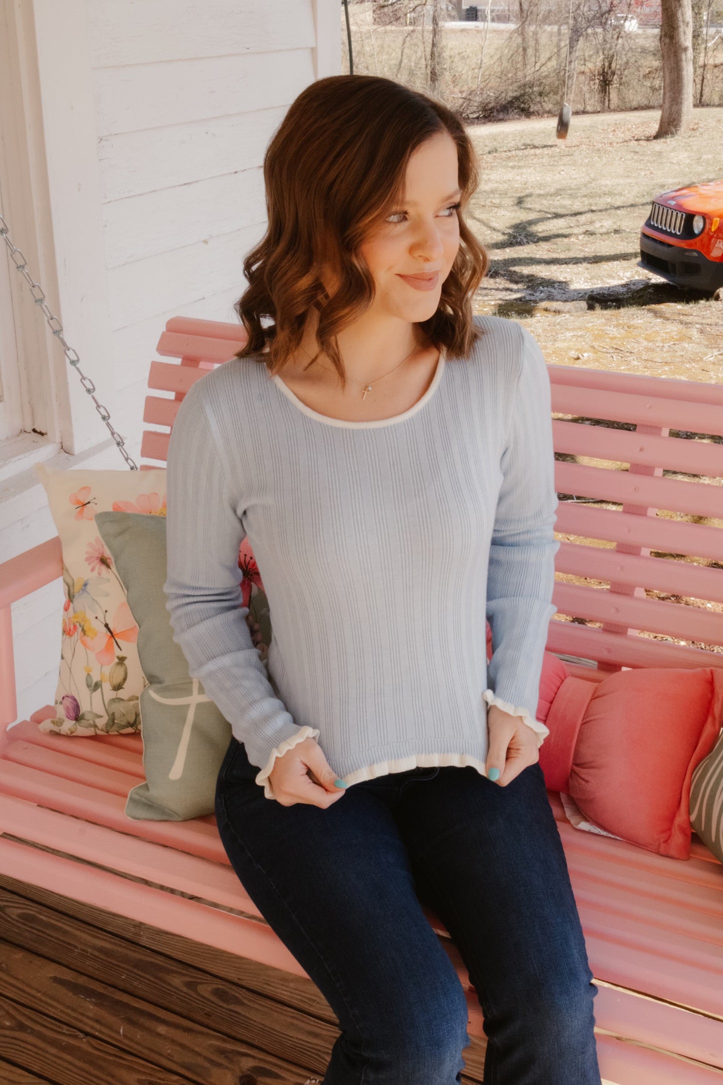 Baby Blue Top