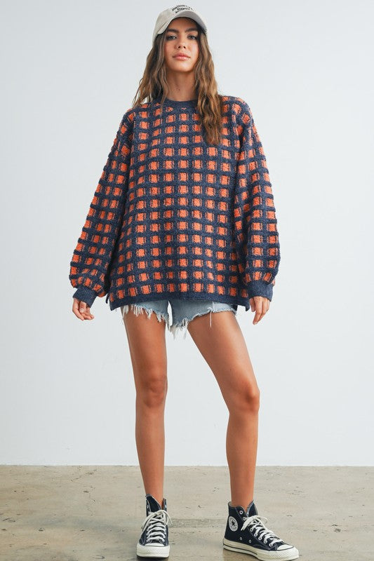 Checking You Out Oversized Sweater