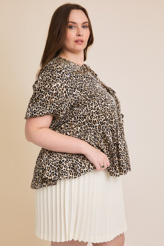 PLUS-Print & Bows-Top