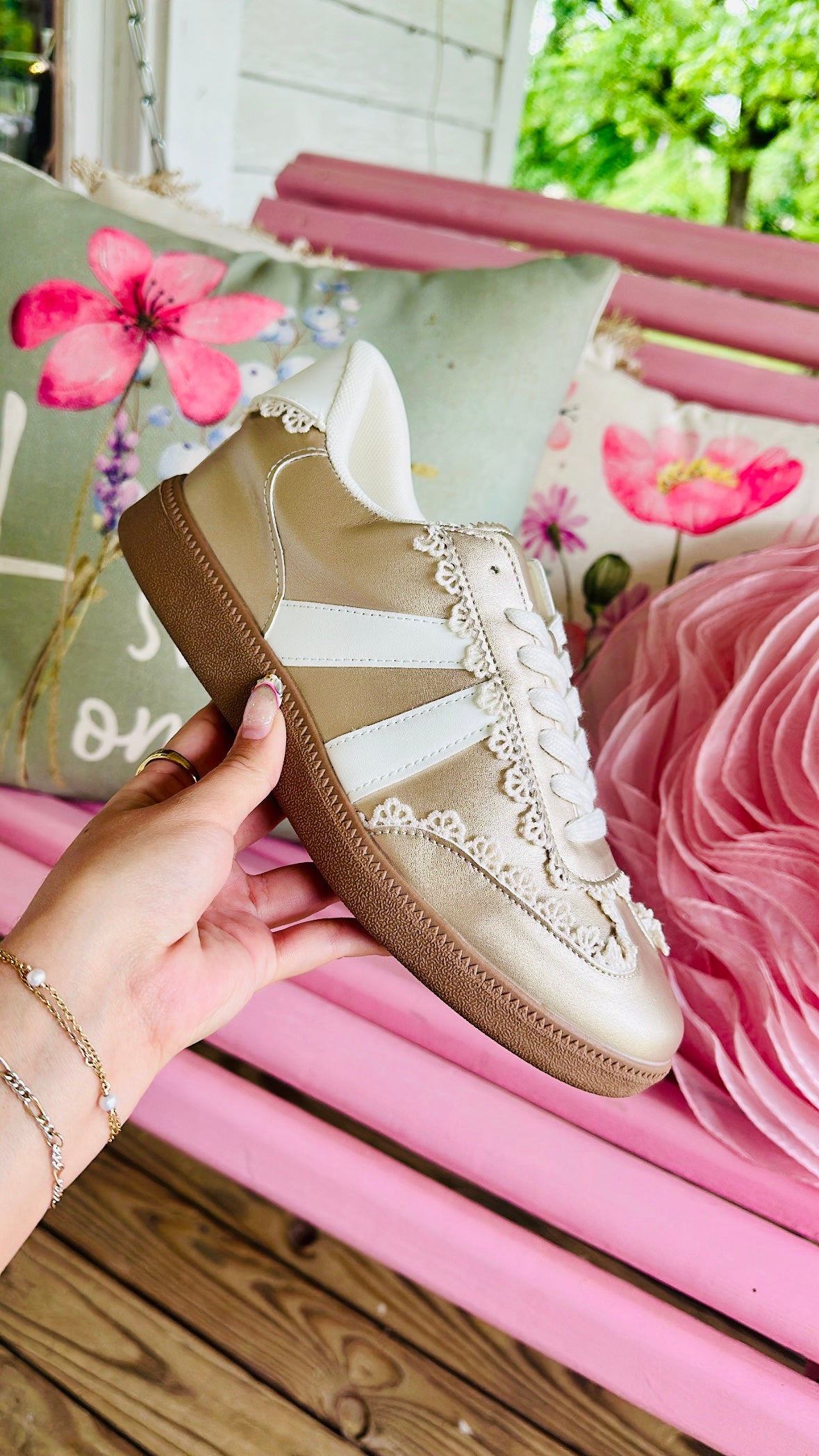 Simply Southern Gold Rush Sneaker
