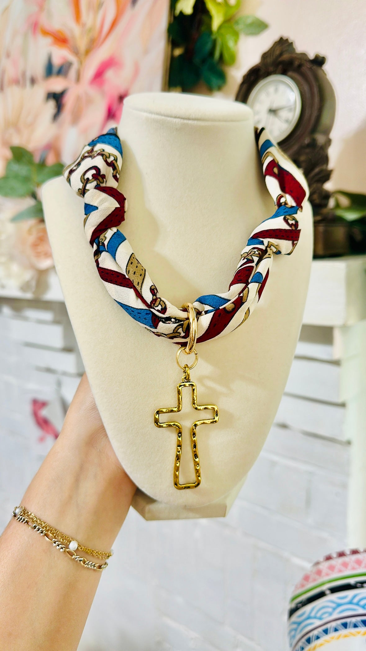 Dedicated Scarf Necklace