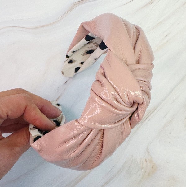 Patent Leather Lady Headband