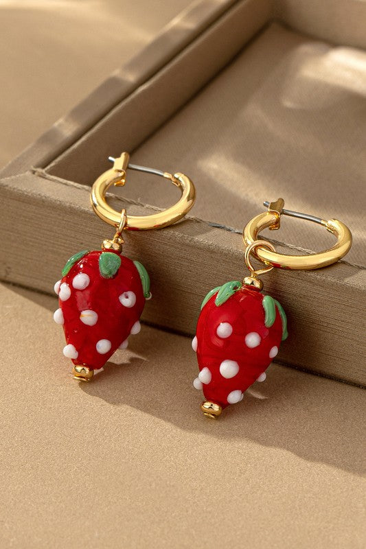 Strawberry Earrings