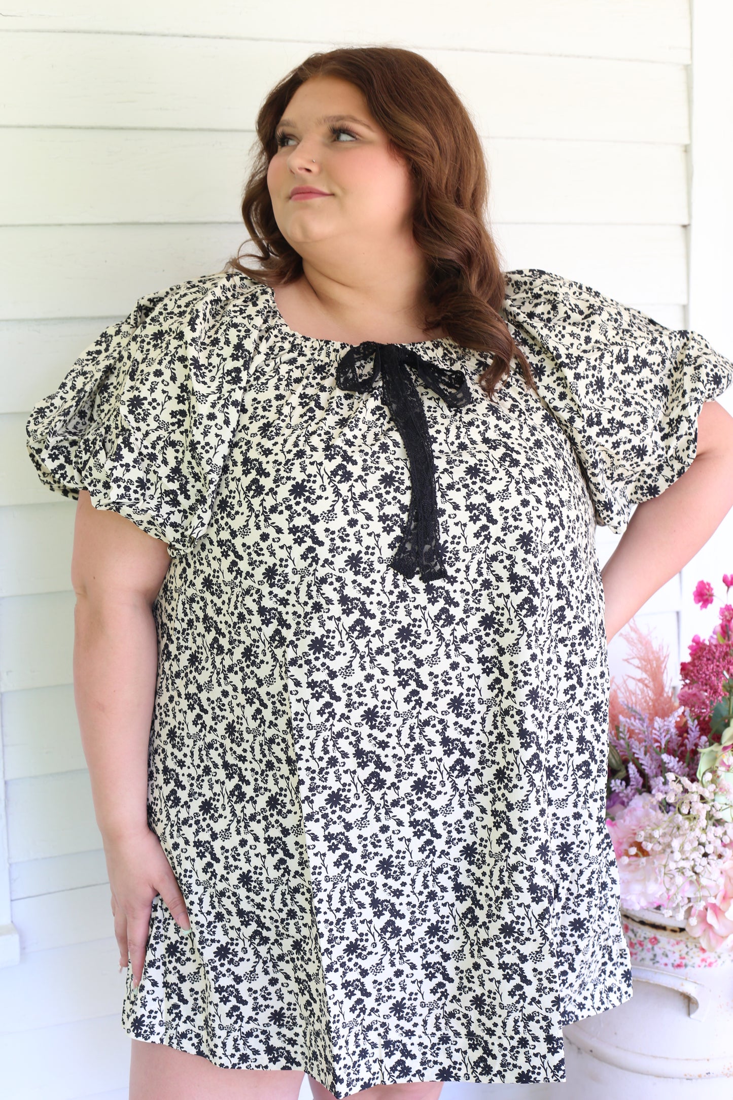 PLUS-Babydoll Dress
