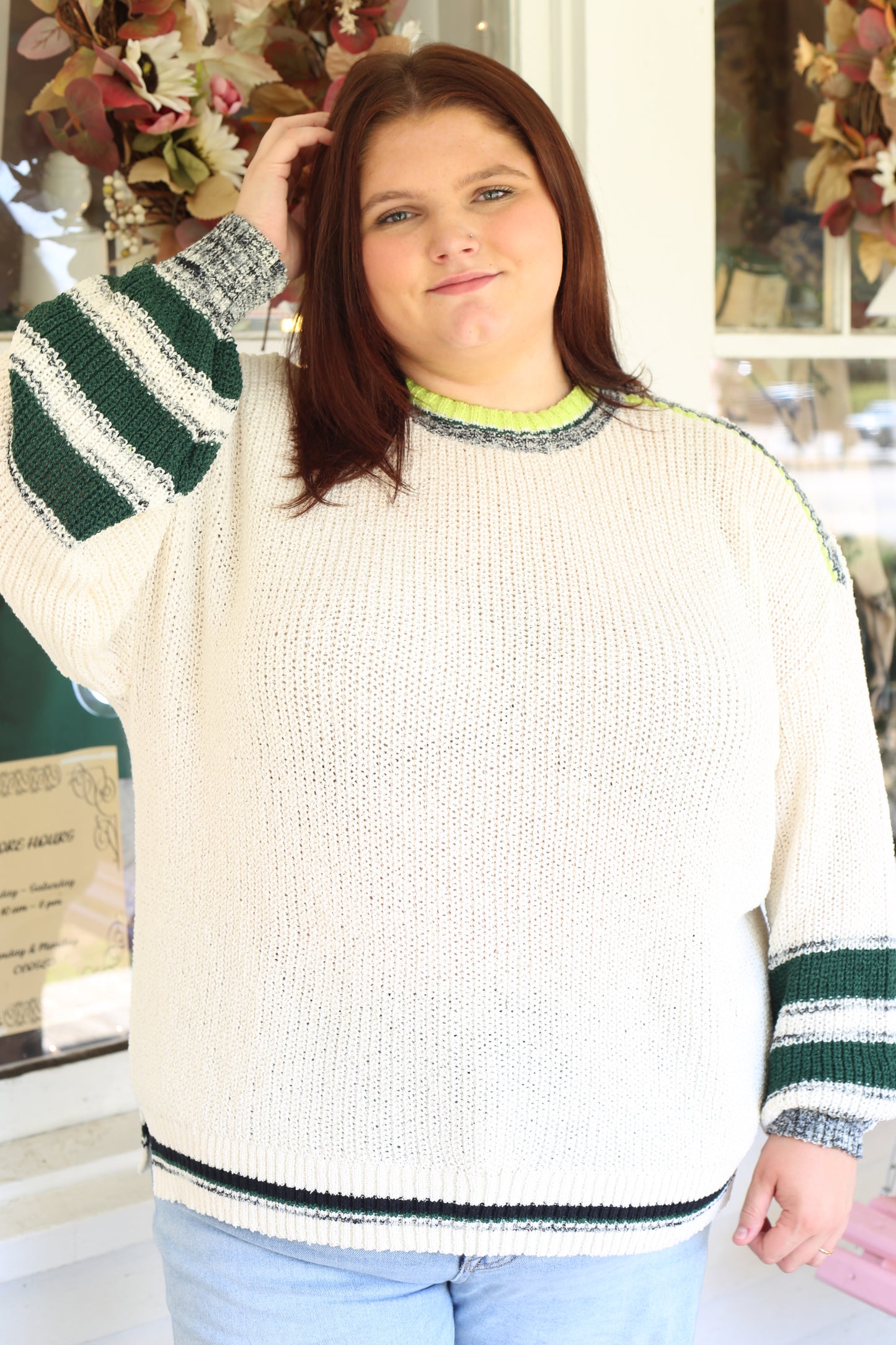 Color Mix Knitted Sweater