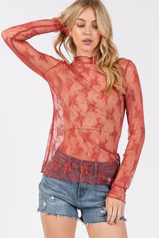 Underneath Lace Top
