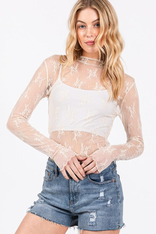 Underneath Lace Top