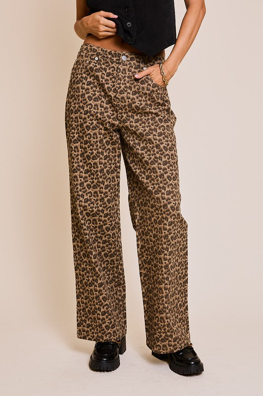 Leopard Jeans