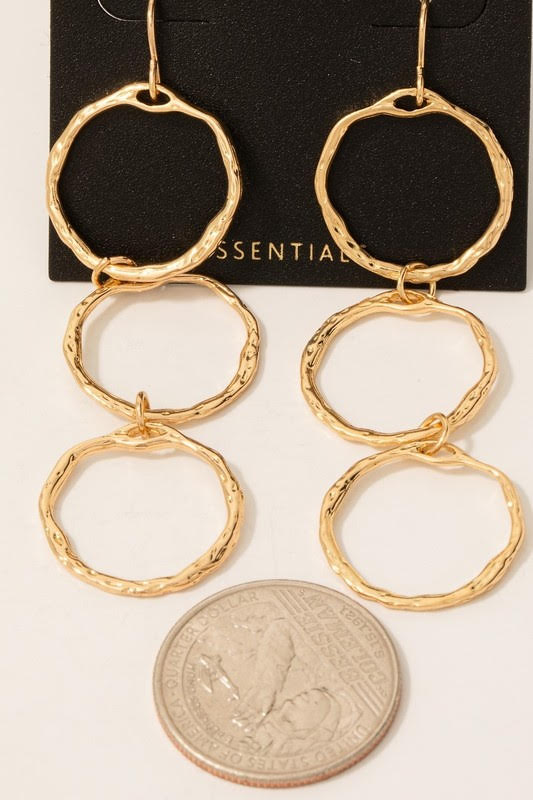 Triple Hoop Earrings