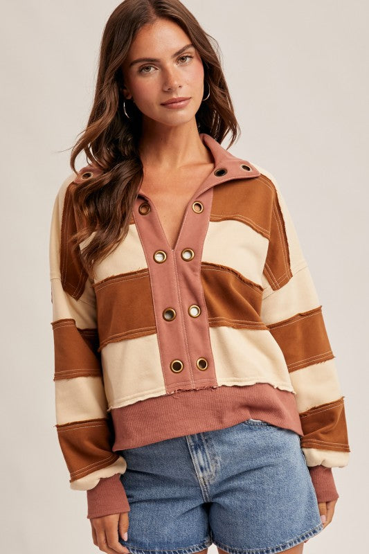 Brushed French Terry Pullover