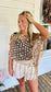 Sequin Fringe Poncho