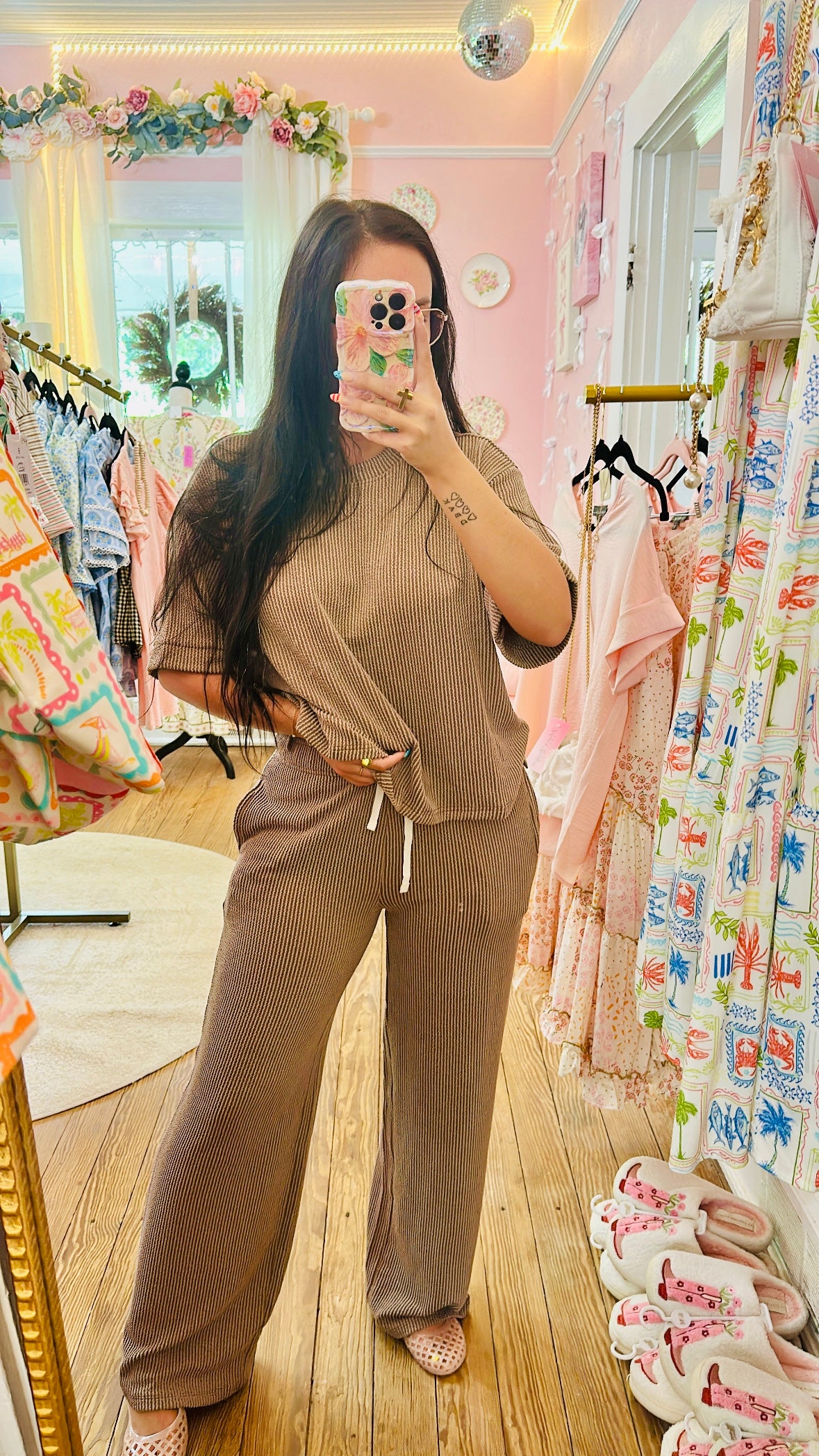 Raised Rib Matching Set