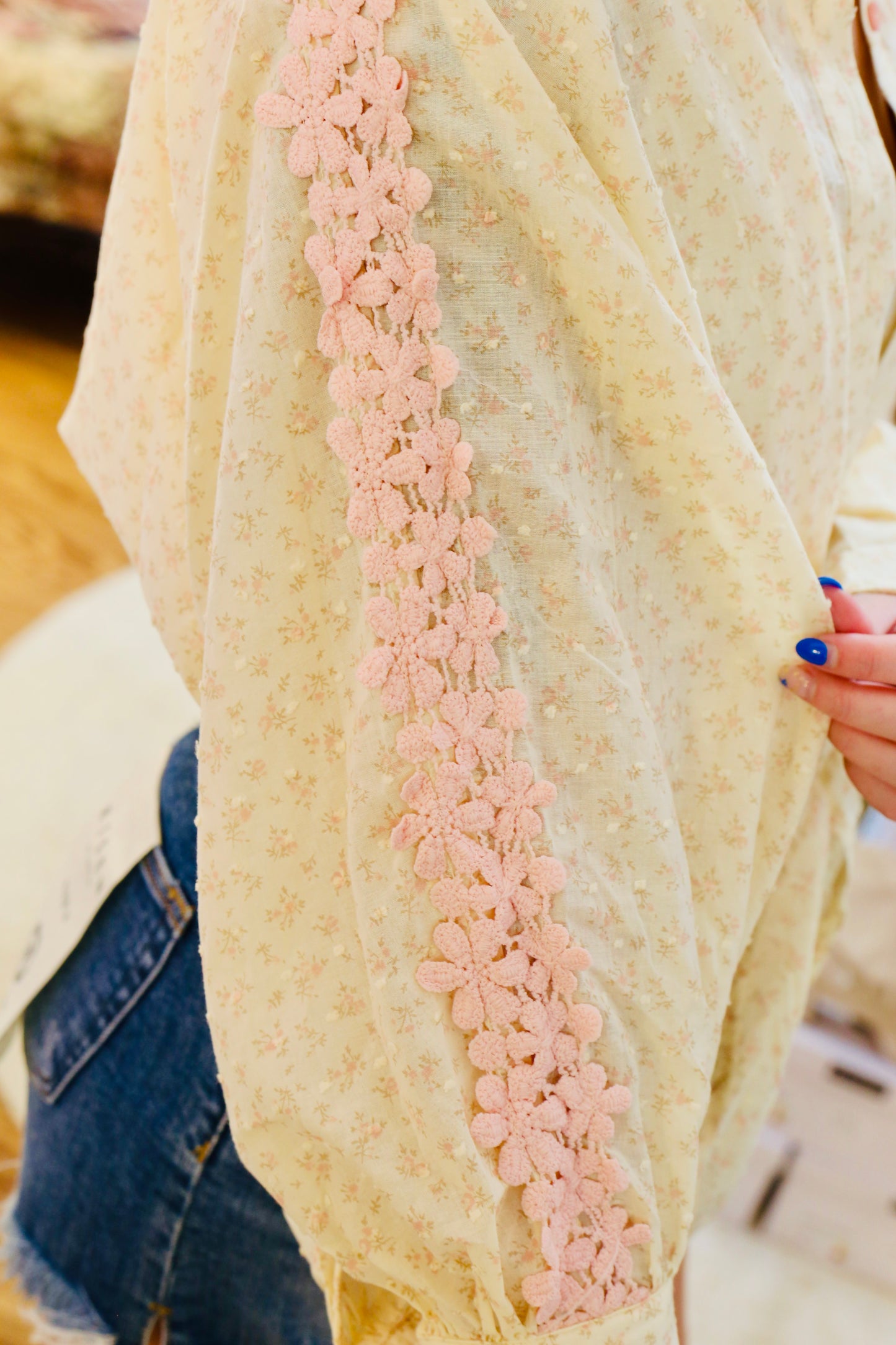 Cream Blossom Shirt