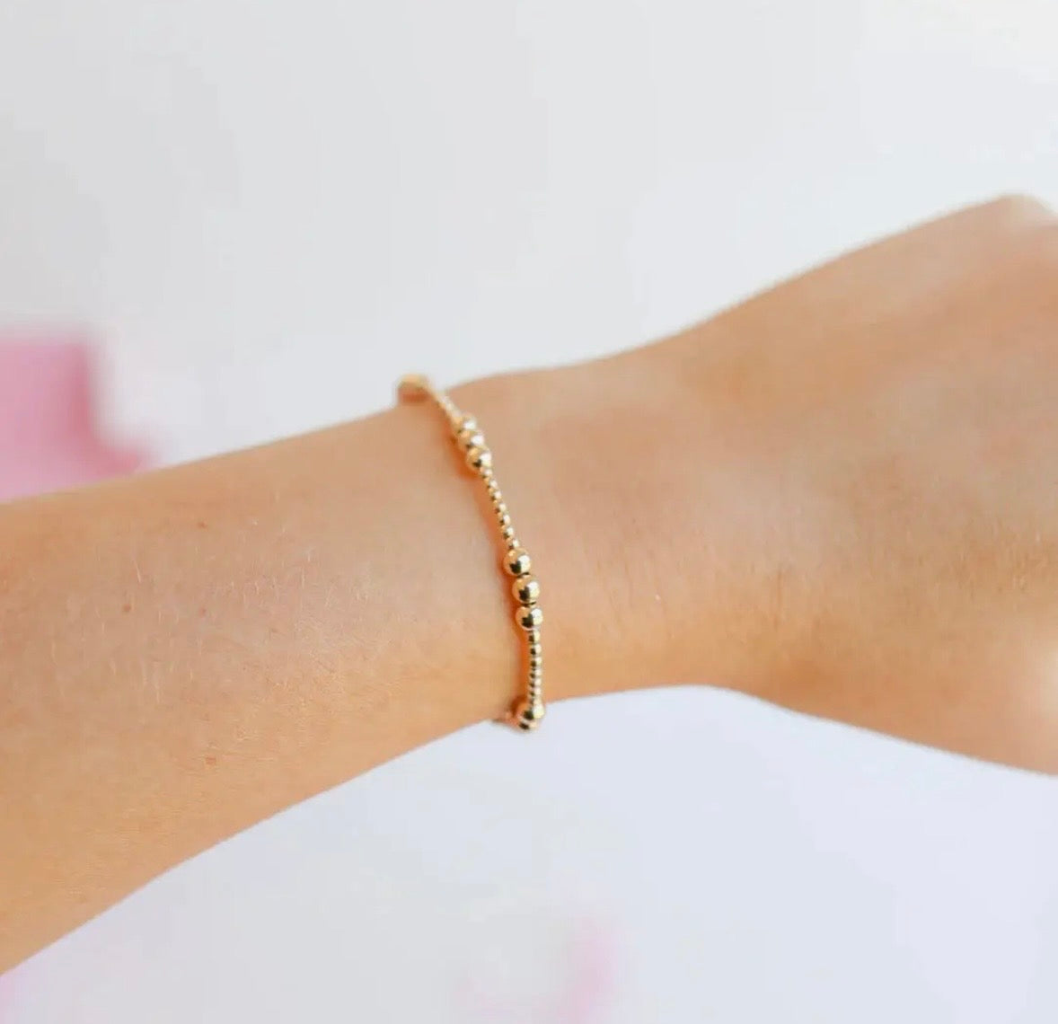Beaded Blondes-ILY Gold Bracelet