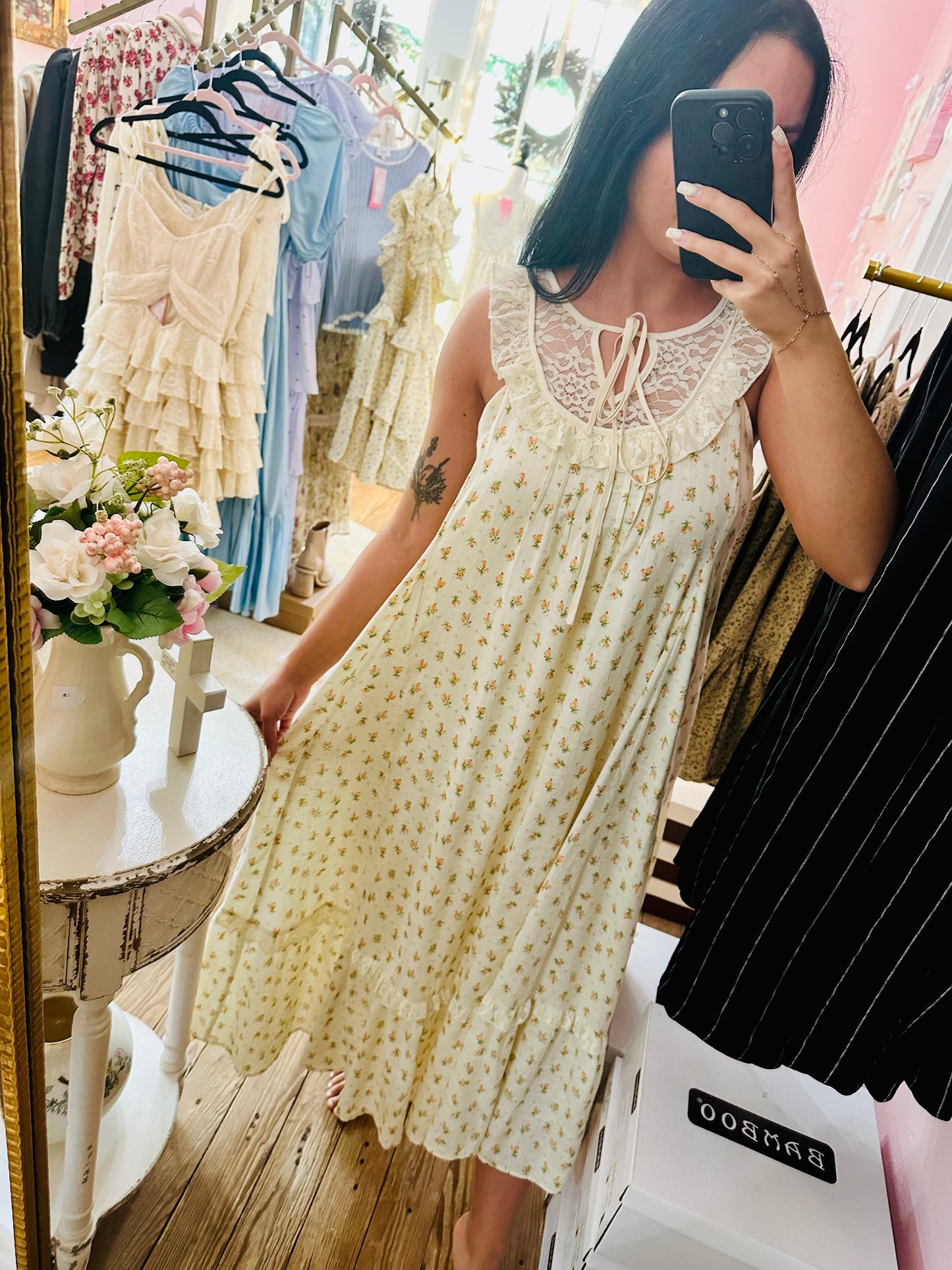 Vintage Cream Dress