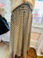 Brown & White Stripe Pants