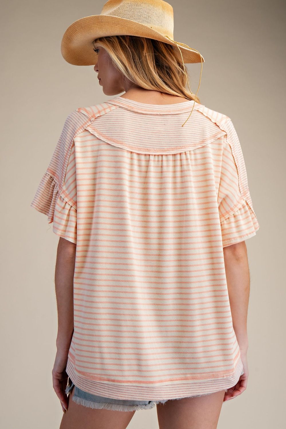 The Hadley Flutter Sleeve Top