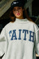 Polka Dot “Faith” Mock Neck