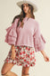 Fuzzy Loose Fit Sweater Top