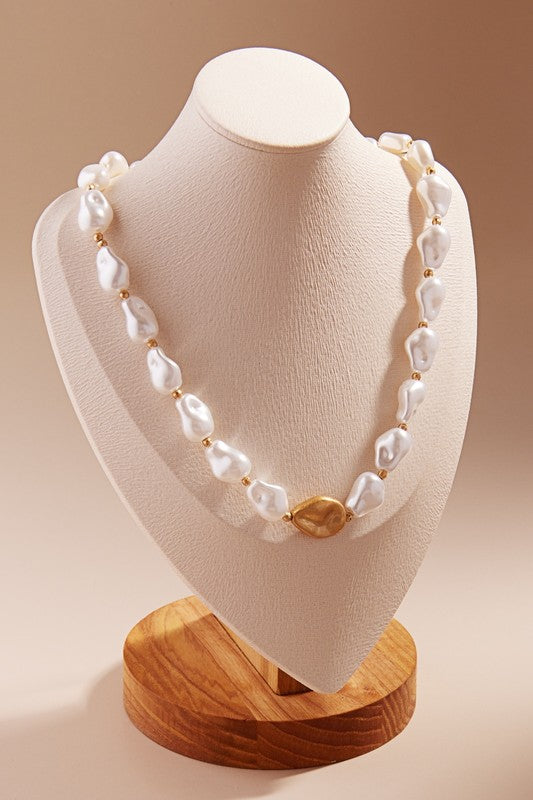 Pearl Nugget Necklace