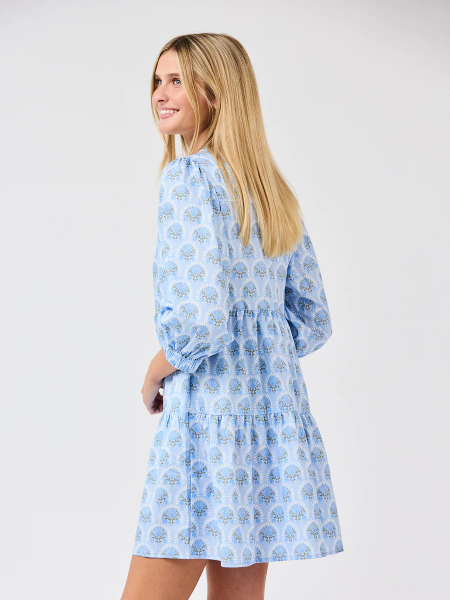 Mary Square Cooper Botanical Bloom Dress