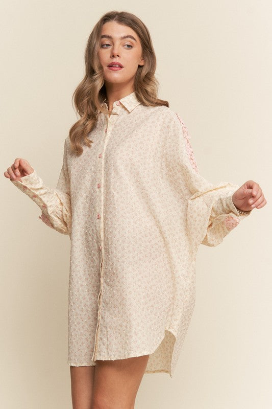 Cream Blossom Shirt