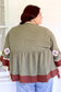 PLUS- Green Grace Blouse