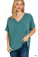Raised Rib Short Sleeve