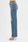 RISEN-Medium Wash Mid Rise Jeans
