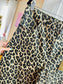 PLUS- Mid Rise Leopard Pants