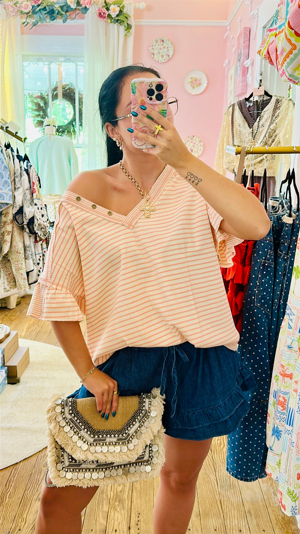 The Hadley Flutter Sleeve Top