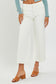 Cream Tummy Control Cropped Jeans