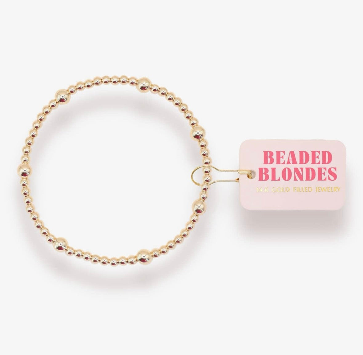 Beaded Blondes- Olive Gold Bracelet