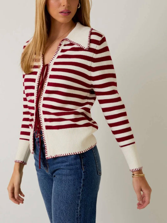 Peter Pan Collar Cardigan