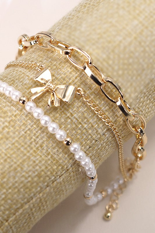 Link Trio Bracelet Set