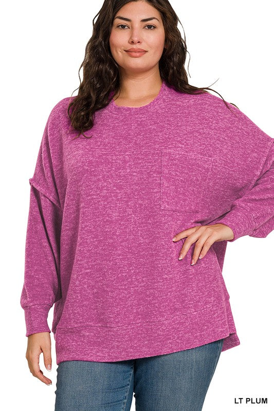 PLUS-Memorable Feel Sweater