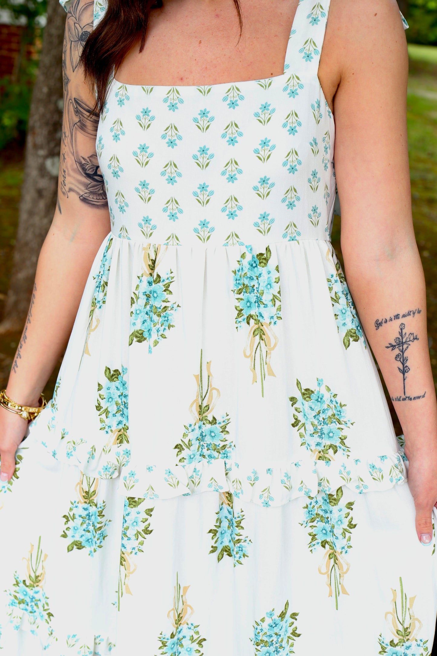 Empire Tiered Dress