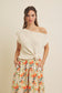 One Shoulder Sweater Top