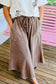Cropped Brown Lounge Pants