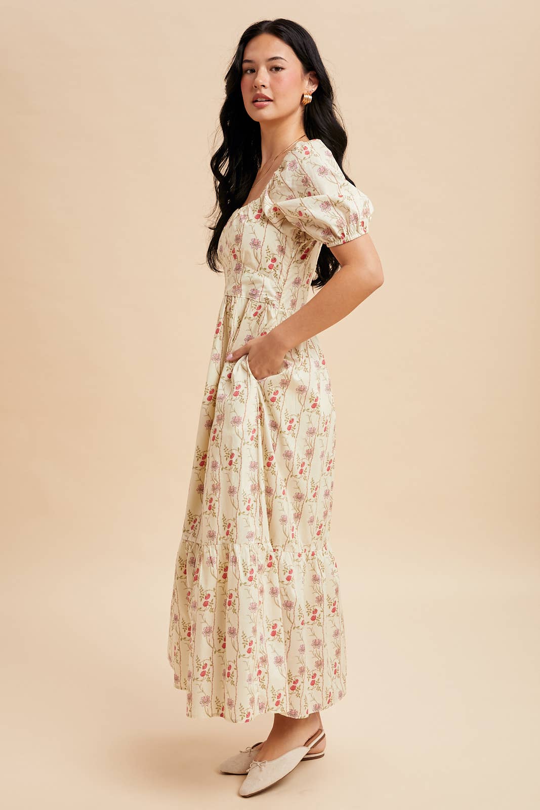 Rosalie Bloom Maxi Dress